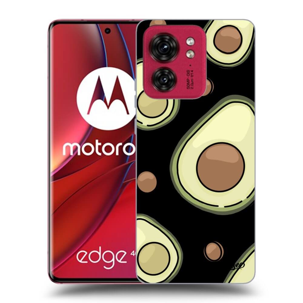 Picasee fekete szilikon tok az alábbi mobiltelefonokra Motorola Edge 40 - Avocado