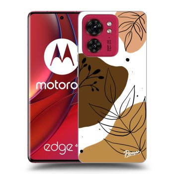 Picasee fekete szilikon tok az alábbi mobiltelefonokra Motorola Edge 40 - Boho style