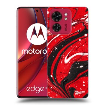 Tok az alábbi mobiltelefonokra Motorola Edge 40 - Red black