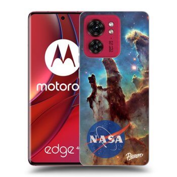 Picasee fekete szilikon tok az alábbi mobiltelefonokra Motorola Edge 40 - Eagle Nebula
