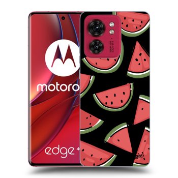 Picasee fekete szilikon tok az alábbi mobiltelefonokra Motorola Edge 40 - Melone