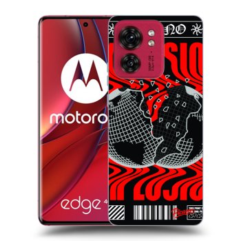 Picasee fekete szilikon tok az alábbi mobiltelefonokra Motorola Edge 40 - EXPLOSION