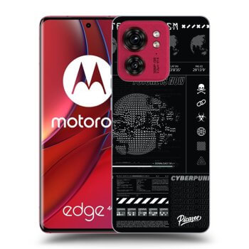 Picasee fekete szilikon tok az alábbi mobiltelefonokra Motorola Edge 40 - FUTURE