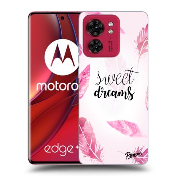 Picasee fekete szilikon tok az alábbi mobiltelefonokra Motorola Edge 40 - Sweet dreams