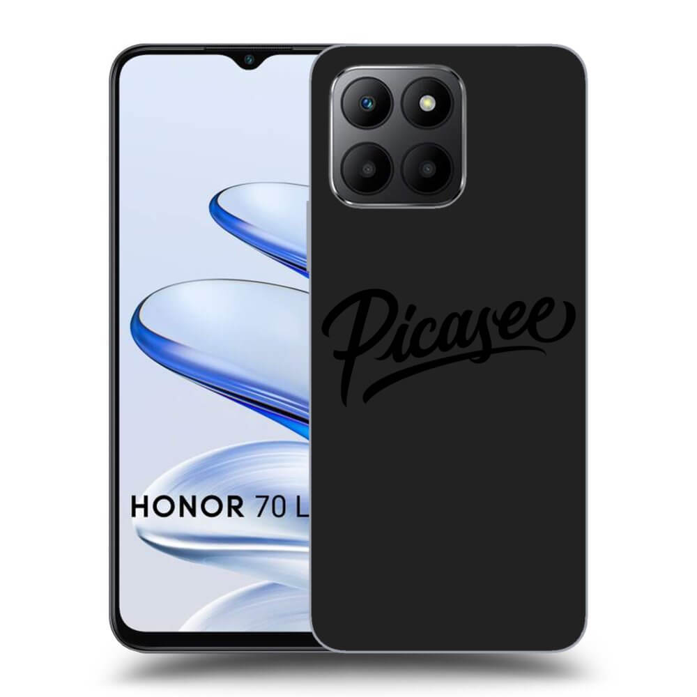 Fekete Szilikon Tok Az Alábbi Mobiltelefonokra Honor 70 Lite - Picasee - Black