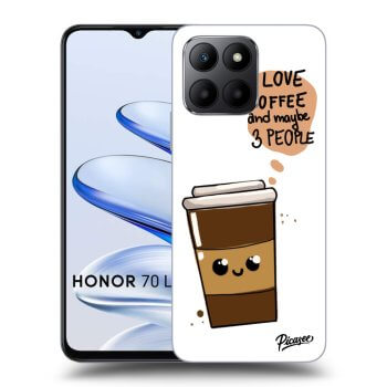 Szilikon tok erre a típusra Honor 70 Lite - Cute coffee