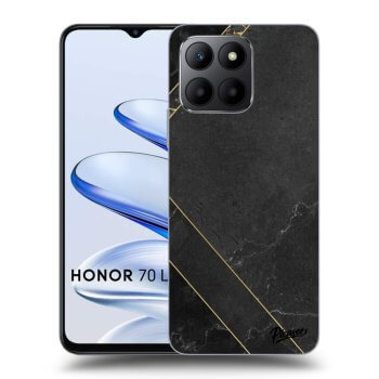 Szilikon tok erre a típusra Honor 70 Lite - Black tile