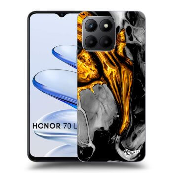 Szilikon tok erre a típusra Honor 70 Lite - Black Gold