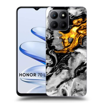 Szilikon tok erre a típusra Honor 70 Lite - Black Gold 2