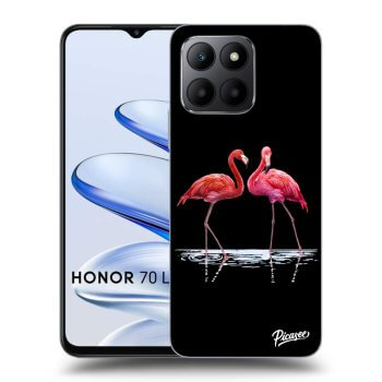 Szilikon tok erre a típusra Honor 70 Lite - Flamingos couple