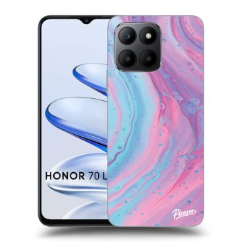Szilikon tok erre a típusra Honor 70 Lite - Pink liquid