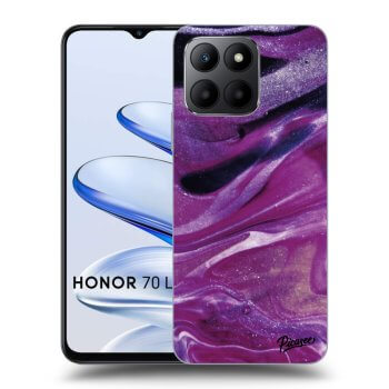 Szilikon tok erre a típusra Honor 70 Lite - Purple glitter