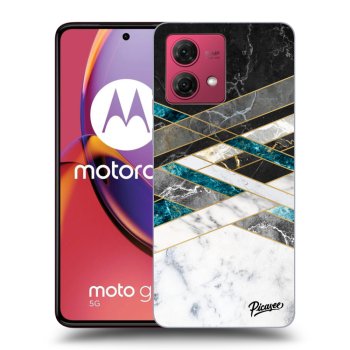 Tok az alábbi mobiltelefonokra Motorola Moto G84 5G - Black & White geometry