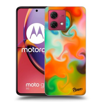 Picasee fekete szilikon tok az alábbi mobiltelefonokra Motorola Moto G84 5G - Juice
