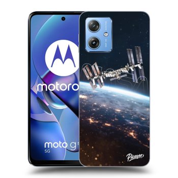 Picasee fekete szilikon tok az alábbi mobiltelefonokra Motorola Moto G54 5G - Station