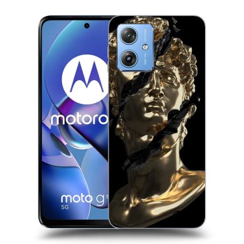 Picasee fekete szilikon tok az alábbi mobiltelefonokra Motorola Moto G54 5G - Golder