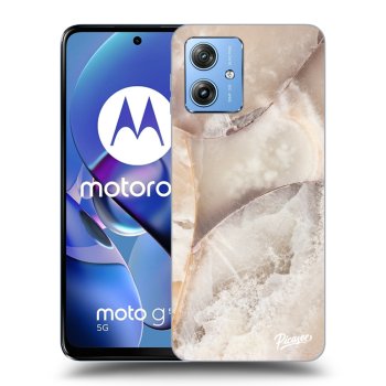 Tok az alábbi mobiltelefonokra Motorola Moto G54 5G - Cream marble
