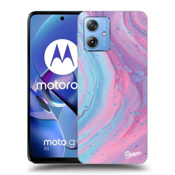 Tok az alábbi mobiltelefonokra Motorola Moto G54 5G - Pink liquid