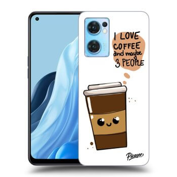 Szilikon tok erre a típusra OPPO Reno 7 5G - Cute coffee