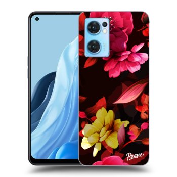 Szilikon tok erre a típusra OPPO Reno 7 5G - Dark Peonny
