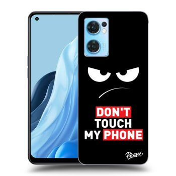 Szilikon tok erre a típusra OPPO Reno 7 5G - Angry Eyes - Transparent