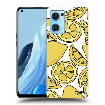Szilikon tok erre a típusra OPPO Reno 7 5G - Lemon