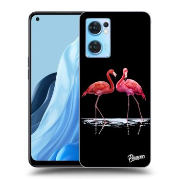 Szilikon tok erre a típusra OPPO Reno 7 5G - Flamingos couple