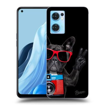 Szilikon tok erre a típusra OPPO Reno 7 5G - French Bulldog