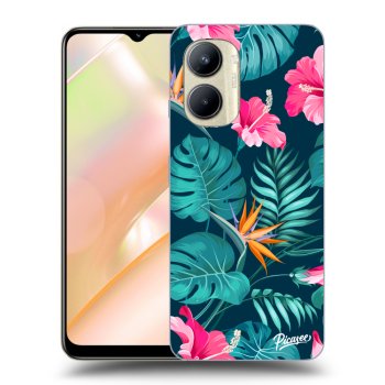 Szilikon tok erre a típusra Realme C33 (2023) - Pink Monstera