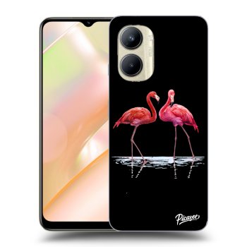 Picasee ULTIMATE CASE Realme C33 (2023) - készülékre - Flamingos couple