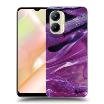 Szilikon tok erre a típusra Realme C33 (2023) - Purple glitter