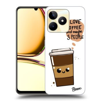 Szilikon tok erre a típusra Realme C53 - Cute coffee