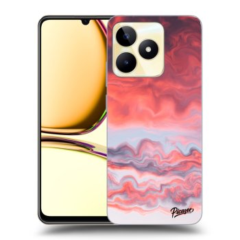 Szilikon tok erre a típusra Realme C53 - Sunset