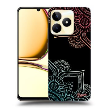 Szilikon tok erre a típusra Realme C53 - Flowers pattern