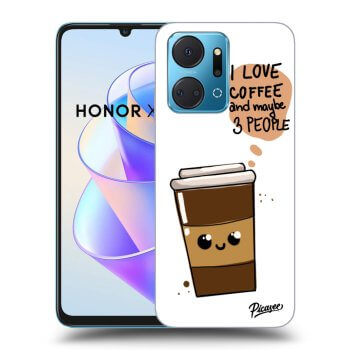 Szilikon tok erre a típusra Honor X7a - Cute coffee