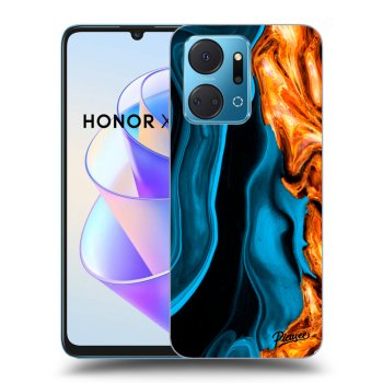 Szilikon tok erre a típusra Honor X7a - Gold blue