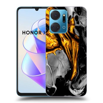 Szilikon tok erre a típusra Honor X7a - Black Gold