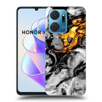 Szilikon tok erre a típusra Honor X7a - Black Gold 2