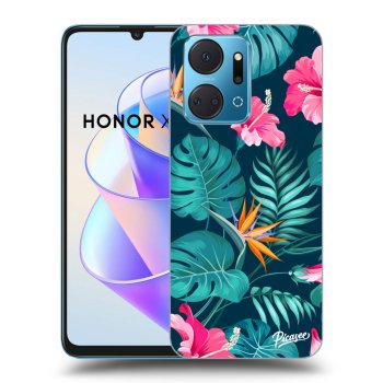Szilikon tok erre a típusra Honor X7a - Pink Monstera
