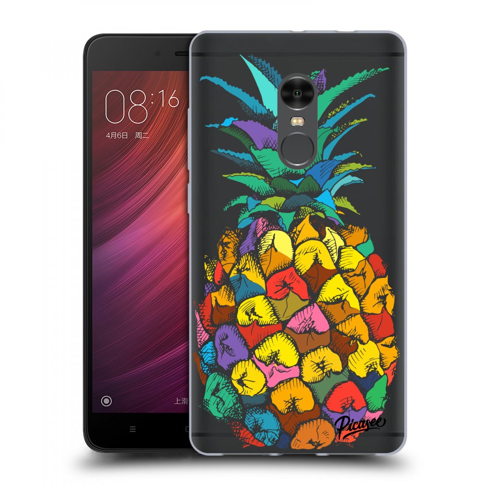 Picasee átlátszó szilikon tok az alábbi mobiltelefonokra Xiaomi Redmi Note 4 Global LTE - Pineapple
