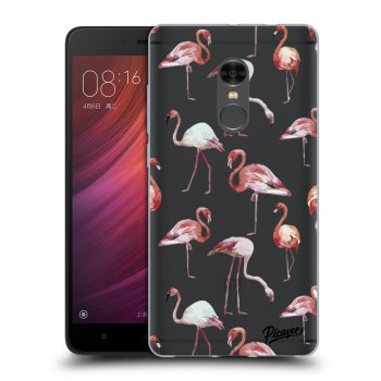 Picasee átlátszó szilikon tok az alábbi mobiltelefonokra Xiaomi Redmi Note 4 Global LTE - Flamingos