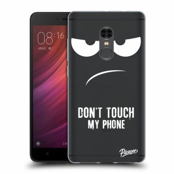 Picasee műanyag átlátszó tok az alábbi mobiltelefonokra Xiaomi Redmi Note 4 Global LTE - Don't Touch My Phone