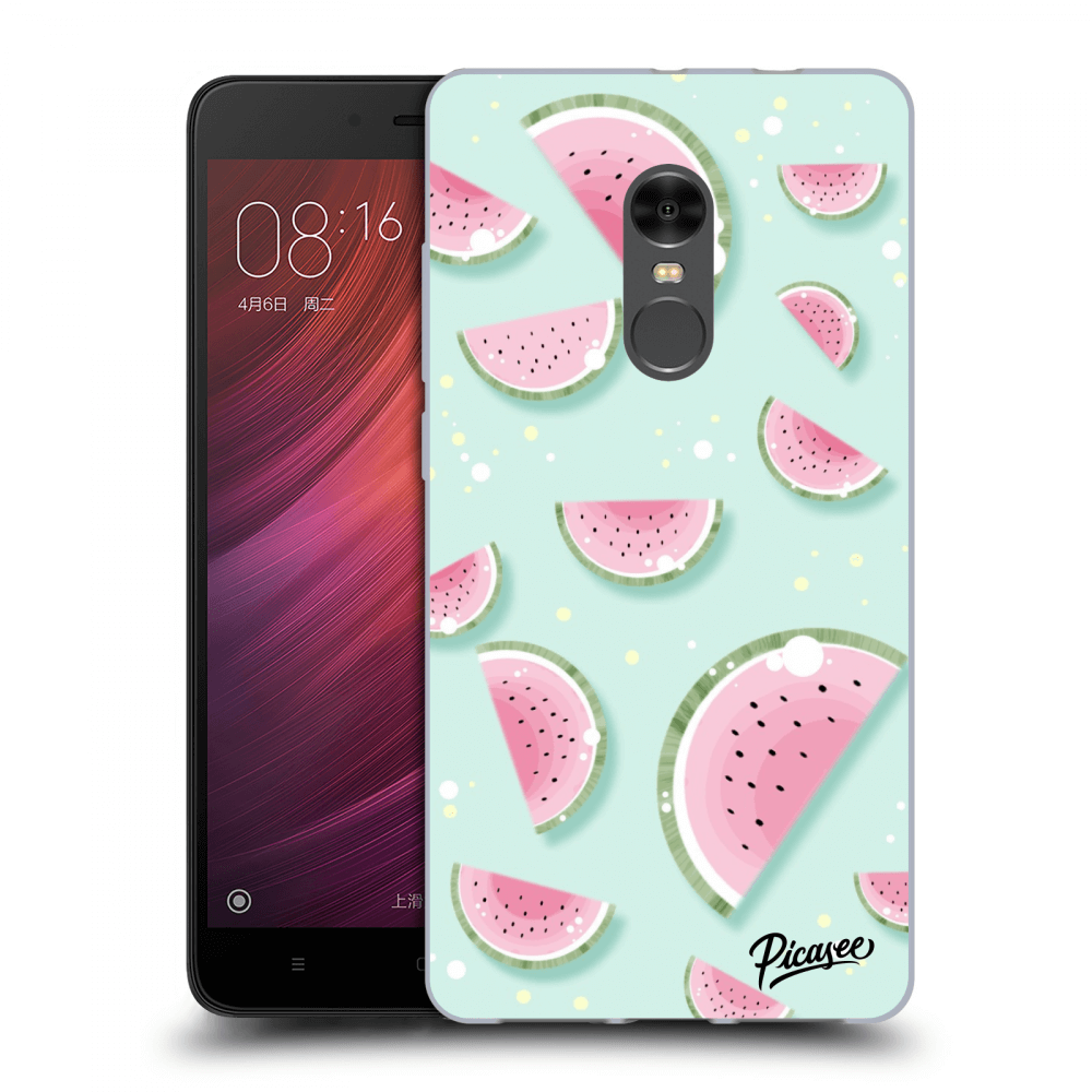 Picasee átlátszó szilikon tok az alábbi mobiltelefonokra Xiaomi Redmi Note 4 Global LTE - Watermelon 2