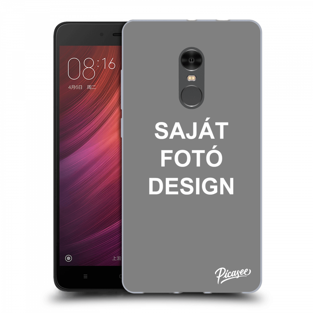 Picasee átlátszó szilikon tok az alábbi mobiltelefonokra Xiaomi Redmi Note 4 Global LTE - Saját fotó/motívum