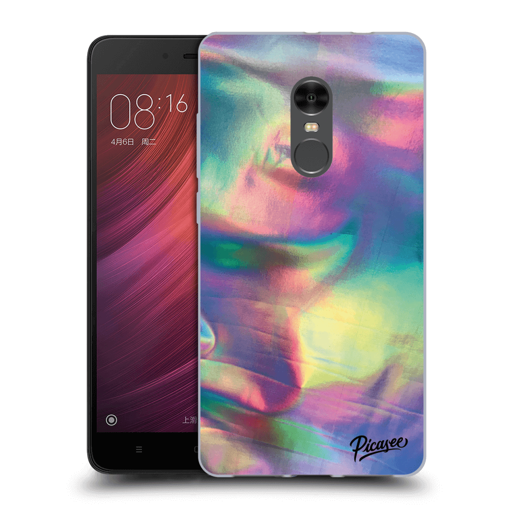 Picasee átlátszó szilikon tok az alábbi mobiltelefonokra Xiaomi Redmi Note 4 Global LTE - Holo