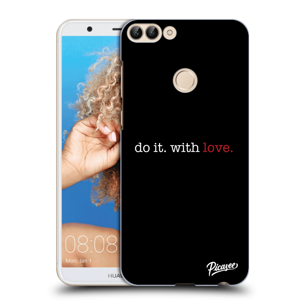 Picasee fekete szilikon tok az alábbi mobiltelefonokra Huawei P Smart - Do it. With love.
