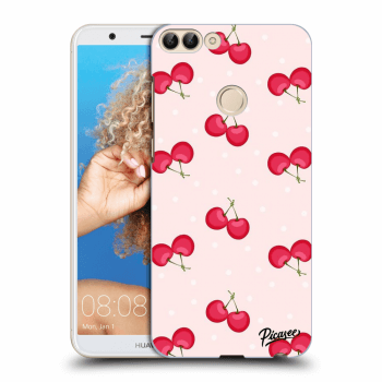 Picasee fekete szilikon tok az alábbi mobiltelefonokra Huawei P Smart - Cherries