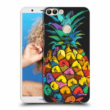 Picasee fekete szilikon tok az alábbi mobiltelefonokra Huawei P Smart - Pineapple