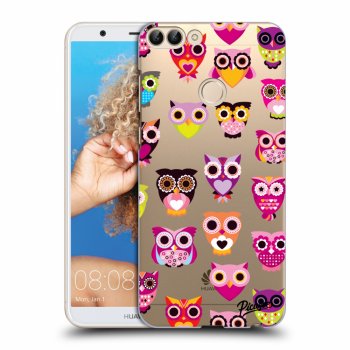 Picasee átlátszó szilikon tok az alábbi mobiltelefonokra Huawei P Smart - Owls