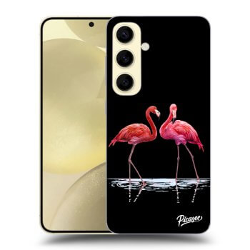 Szilikon tok erre a típusra Samsung Galaxy S24 S921B 5G - Flamingos couple